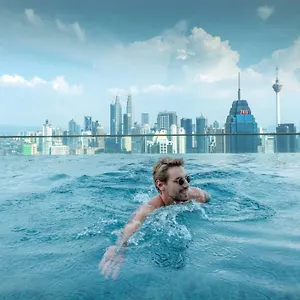 Penthouse On 34 - The Highest Unit And Views In Regalia & Private Rooftop Terrace Kuala Lumpur